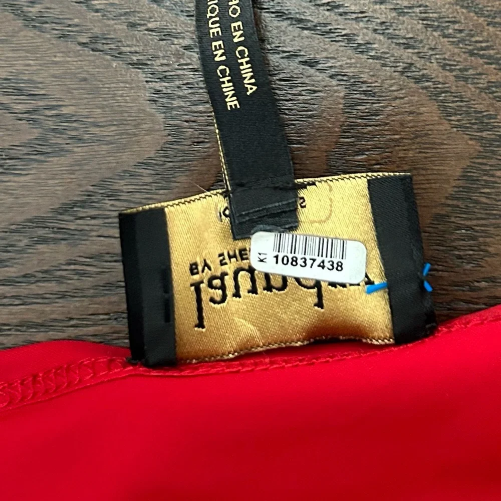 Sz-4-Laundry by Shelli Segal red bodycon dress-color is closer to pic of tag - Picture 5 of 6